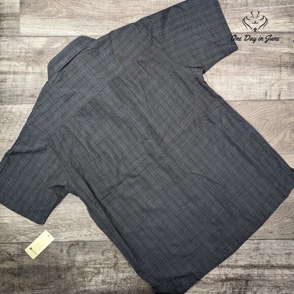 Haggar Short Sleeve Button Front Shirt Size S - Picture 5 of 5